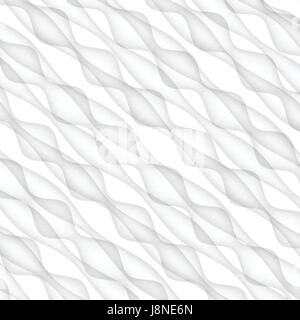 abstract pattern seamless. white texture. wave wavy modern geometric background vector illustration Stock Vector