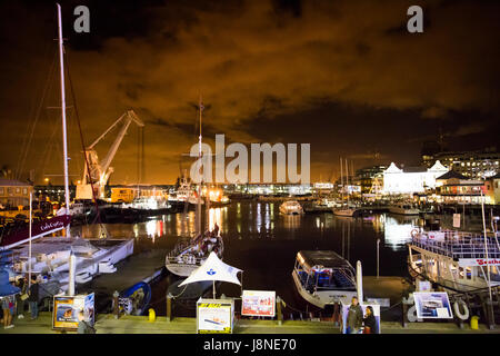 South Africa - January 30 2015: Cape town victoria and alfred waterfront Stock Photo