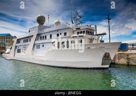 South Africa - January 30 2015: Cape town victoria and alfred waterfront Stock Photo