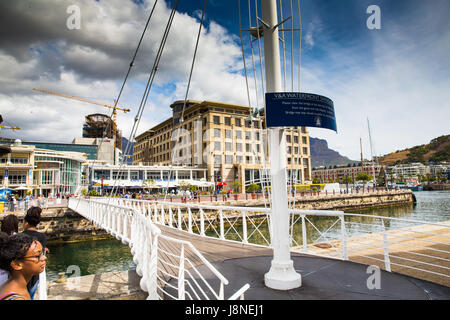 South Africa - January 30 2015: Cape town victoria and alfred waterfront Stock Photo