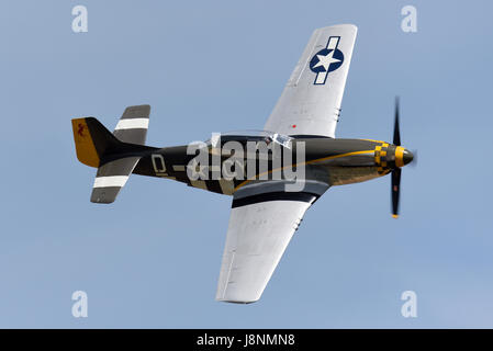 North American P-51 Mustang NX251RJ being flown by Richard Grace Stock Photo