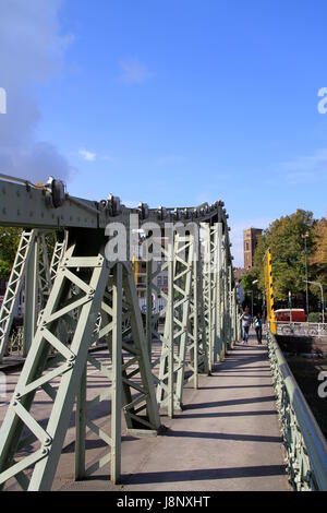 bridge on malakoffturm in cologne Stock Photo