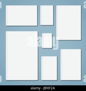 Template book set Stock Vector