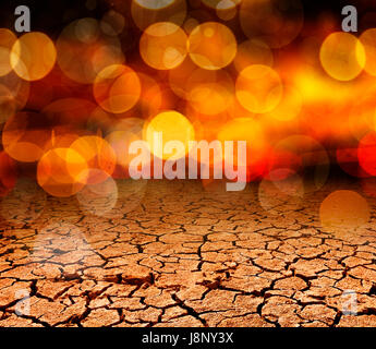 Abstract dry cracked soil background.Natural disaster and climate change Stock Photo