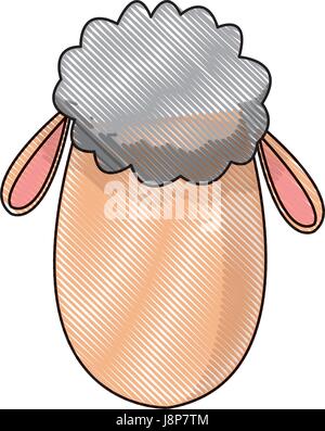 cute sheep manger character Stock Vector Image & Art - Alamy