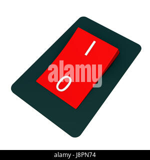 switch, out, red, sign, signal, PC, computers, computer, object, detail, model, Stock Photo