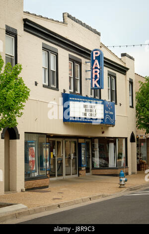 Park Theatre, 117 East Main Street, Front Royal, Virginia Stock Photo