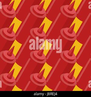 Ketchup bottle fastfood seamless pattern. Fast food seasoning background. Food Ornament Stock Vector