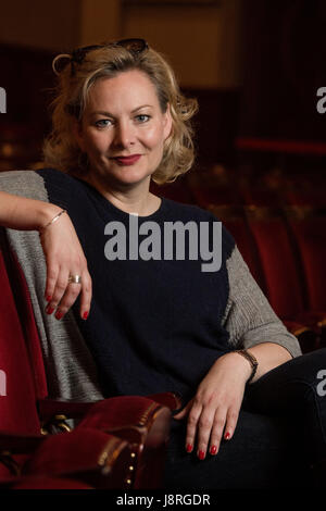 Actress Sara Stewart at The Kings Theatre Edinburgh Stock Photo