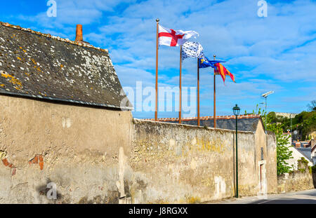 Chateau du Clos Luce in Amboise, France. Stock Photo