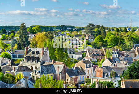 View of Amboise, a town in the Loire Valley, France Stock Photo