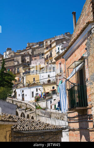 Panoramic View Of Sant'agata Di Puglia, A Medieval Village In Southern 