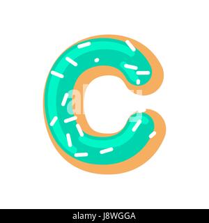 Letter N donut font. Doughnut alphabet. Sweet lettering. candy ABC ...