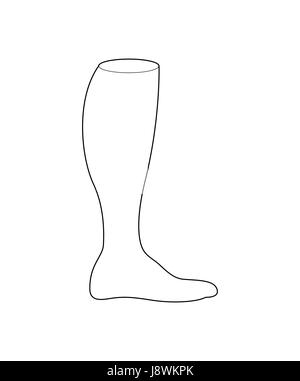 Download Blank white soccer socks mock up, half-turned view Stock ...