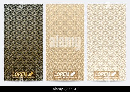 Islamic vector design banner background template with gold 