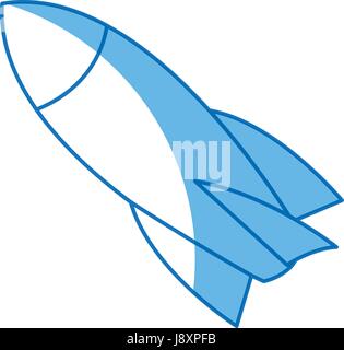 rocket start up launch innovation Stock Vector