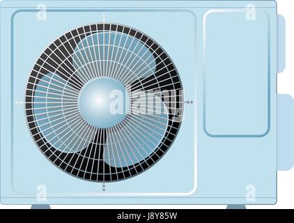 air conditioning split Stock Vector