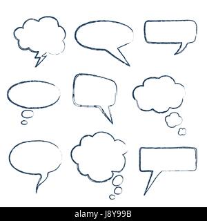 text speech bubble Stock Vector