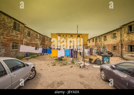 LANGA TOWNSHIP, SOUTH AFRICA - JANUARY 28, 2014 - A walking tour, in the Township of Langa and private homes - Cape Town Stock Photo