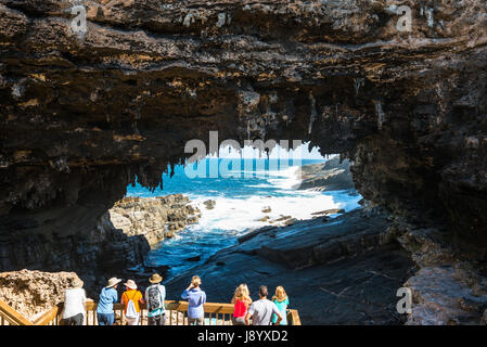 Admirals Arch, Flinders Chase National Park, Kangaroo Island, Australia. Stock Photo