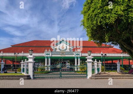 Royal palace of Yogyakarta, Java, Indonesia, Asia Stock Photo