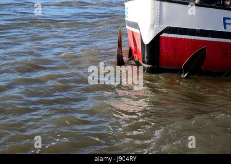 prow of a barge Stock Photo