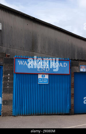 Warwick Road End Carlisle United Football Club Stock Photo - Alamy