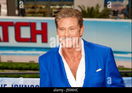 Berlin, Germany. 30th May, 2017. David Hasselhoff 'Baywatch' Photocall, Berlin, Germany - 30 May 2017 Credit: MichaelTimm/face to face /MediaPunch/Alamy Live News Stock Photo