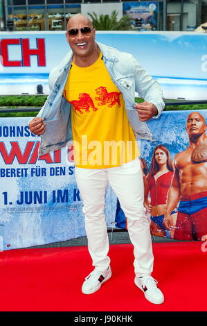 Berlin, Germany. 30th May, 2017. Dwayne Johnson 'Baywatch' Photocall, Berlin, Germany - 30 May 2017 Credit: MichaelTimm/face to face /MediaPunch/Alamy Live News Stock Photo