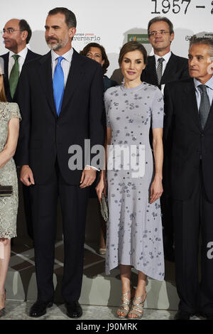 Madrid, Spain. 30th May, 2017. Queen Letizia of Spain attended 60th anniversary of Europa Press Agency at Villamagna Hotel on May 30, 2017 in Madrid Credit: Jack Abuin/ZUMA Wire/Alamy Live News Stock Photo