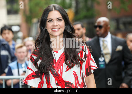 New York, United States. 31st May, 2017. The American actress Katie Lee is seen leaving studio of a television program in the Island of Manhattan in the city of New York this Wednesday, 31 Credit: Brazil Photo Press/Alamy Live News Stock Photo