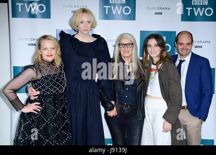 Elisabeth Moss, Gwendoline Christie, Director Jane Campion, Alice Englert and David Dencik attending the Top of The Lake: China Girl Photocall at BFI Southbank in London. PRESS ASSOCIATION Photo. Picture date: Tuesday May 30, 2017. Photo credit should read: Ian West/PA Wire Stock Photo