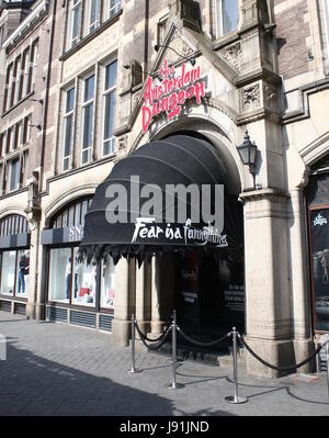 The Amsterdam Dungeon at Rokin, central Amsterdam, Netherlands. Stock Photo