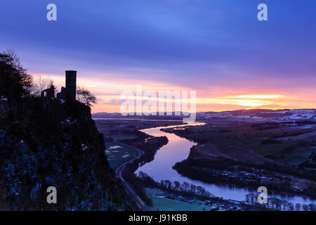 Kinnoull Hill Tower Stock Photo