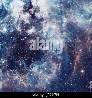 Galaxy illustration, space background with stars, nebula, cosmos clouds
