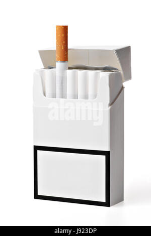 cigarette, one, box, boxes, smoker, whiff, smoke, smoking, white, pack, Stock Photo