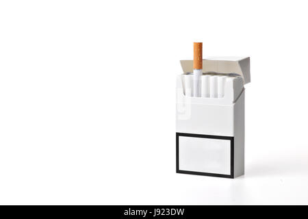 cigarette, single, one, exception, smoker, whiff, smoke, smoking, pack, Stock Photo