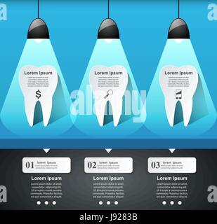 Dentist and teeth care vector infographics template. Dental health ...