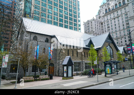 Christ Church Cathedral in Vancouver -  CANADA Stock Photo