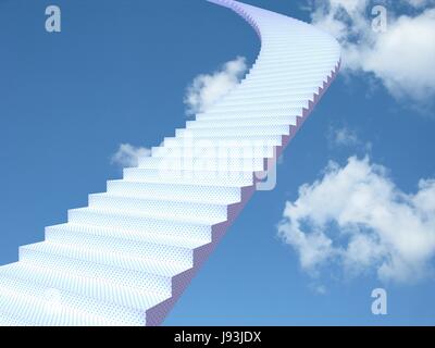 stairs heaven paradise cloud dream freedom liberty business