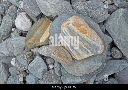stone, silicic, pebbles, pebble, brookside, bank, stones, shore, round, black, Stock Photo