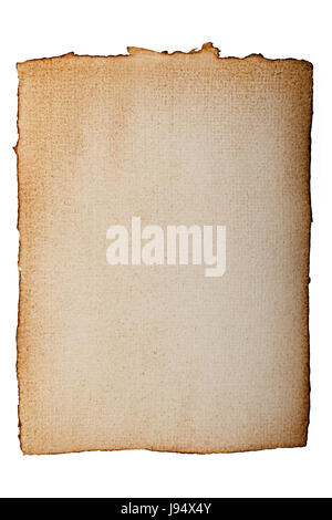 old yellowed paper Stock Photo