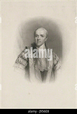 William Wyndham Grenville, 1st Baron Grenville by John Samuel Agar, after John Wright, after William Owen Stock Photo