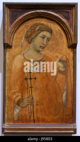 Pietro Lorenzetti   Sainte Agathe Stock Photo