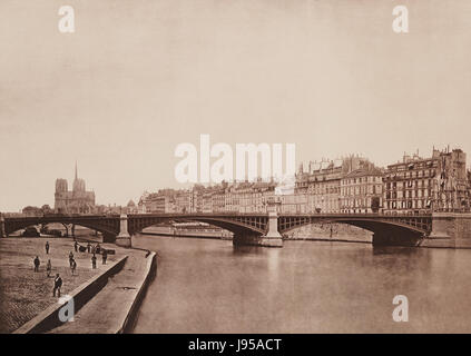 Pont de Sully a Paris   Les Travaux Publics de la France Stock Photo