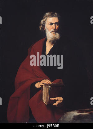 'Saint Matthew' is an oil on canvas painting by Jusepe de Ribera ...