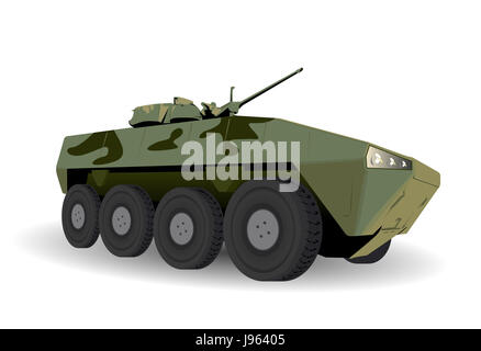 isolated, machinery, hardware, traffic, transportation, armored, army, wheels, Stock Photo