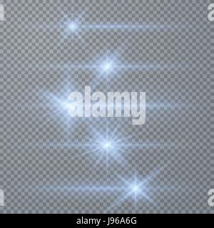 White glowing light burst explosion Stock Vector