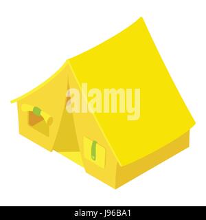 Tent icon, isometric style Stock Vector