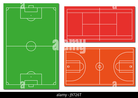 ball, field, basket, competition, sport, tennis, team, section, selections, Stock Photo
